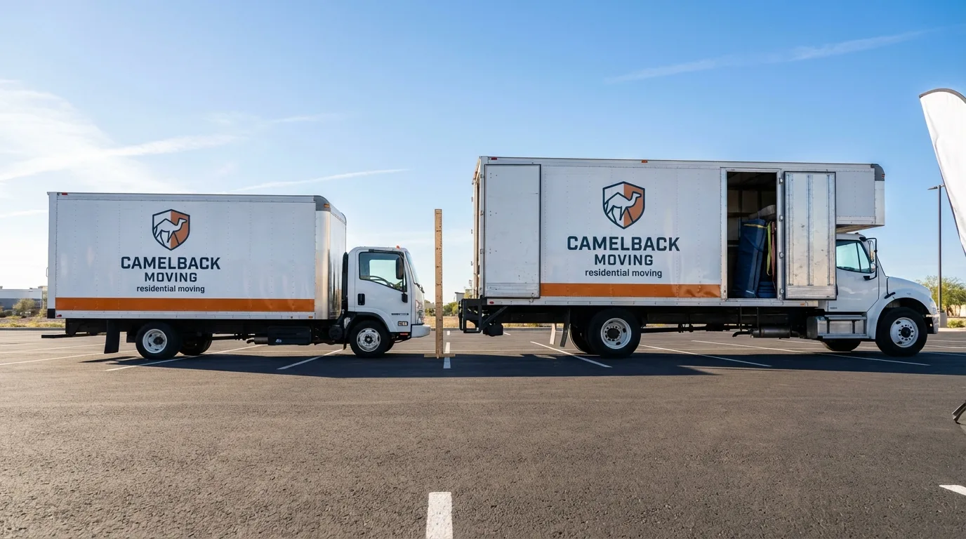 Moving truck size capacity guide in Mount Hope
